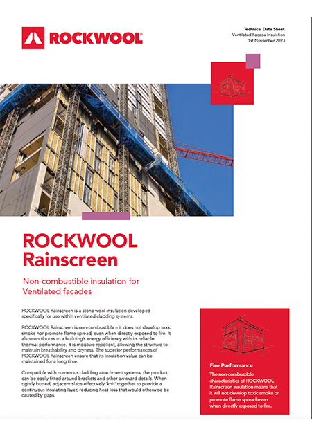 ROCKWOOL Rainscreen Technical Datasheet for FORTX MELIOR systems