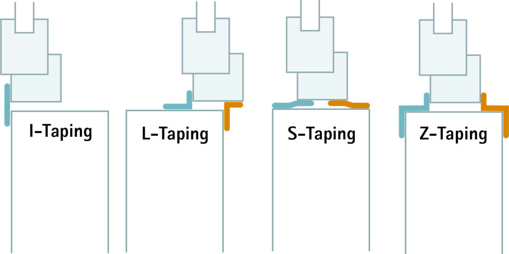 Window taping options